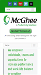 Mobile Screenshot of mcgheepro.com